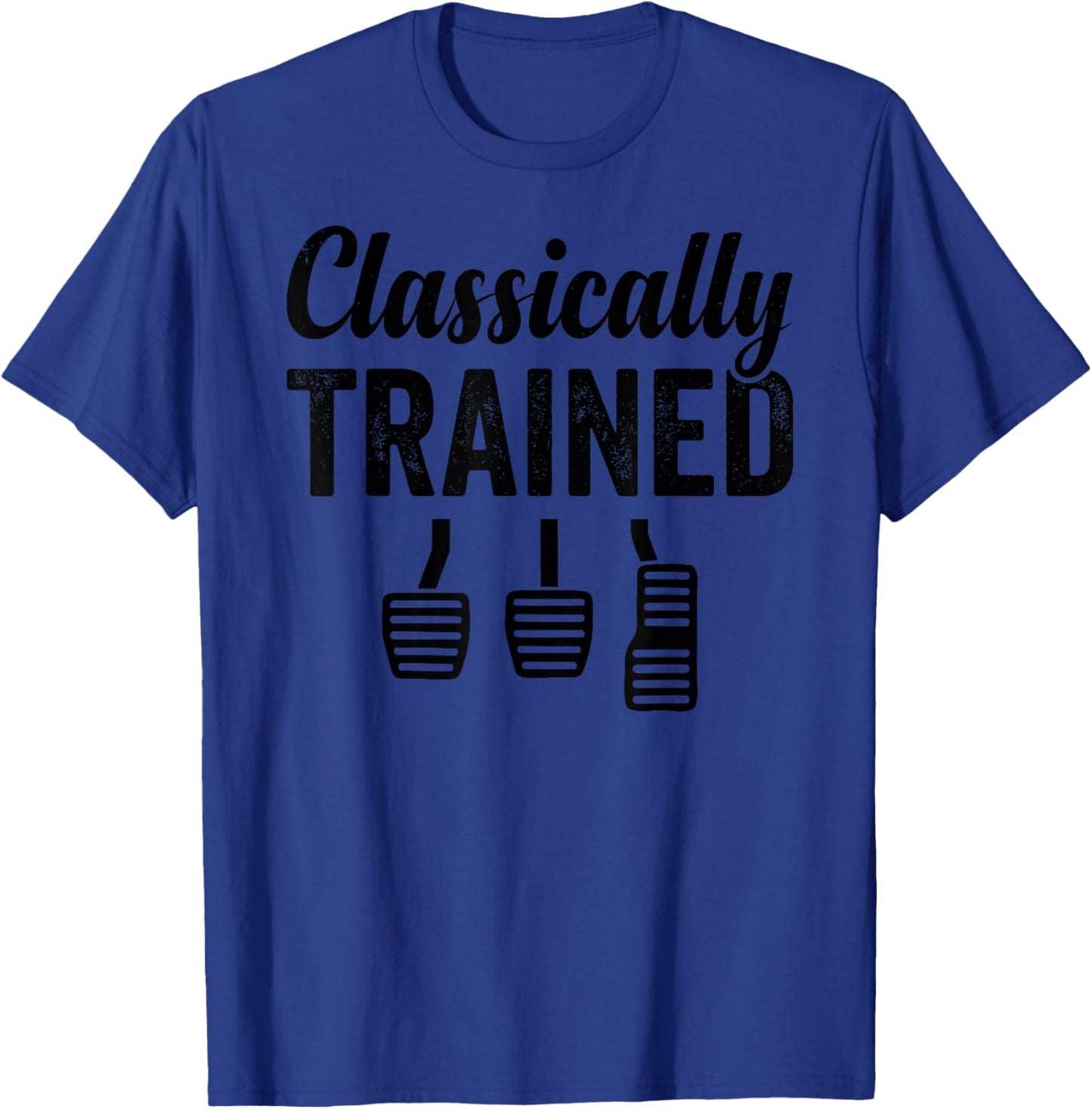Classically Trained Men Women T-Shirt - T-Shirt | Royal