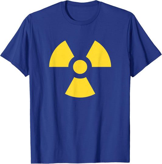 Radioactive Symbol Kids Nuclear Radiation Sign Science Icon T-Shirt - T-Shirt | Royal