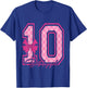 10th Birthday Girl Pink Coquette Bow Ten Bday 10yrs Old Girl T-Shirt - T-Shirt | Royal