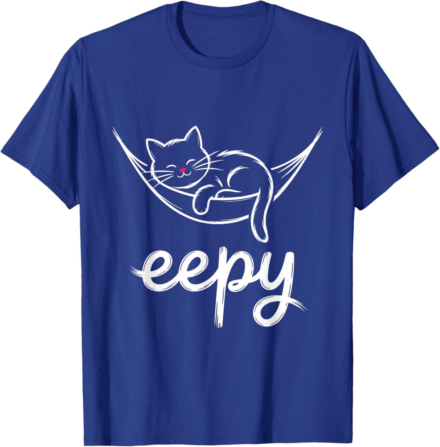 Eepy Cat – Funny Sleepy Cat Meme T-Shirt - T-Shirt | Royal