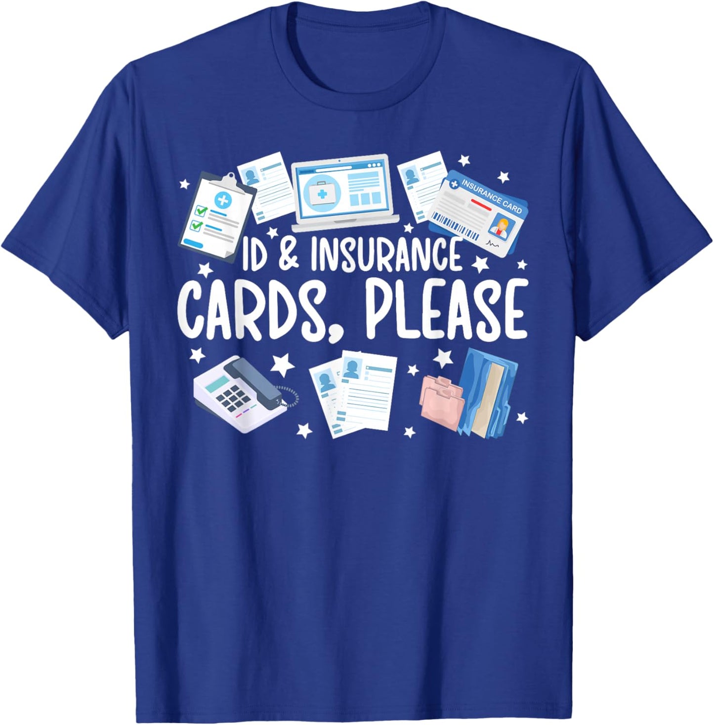 ER Registration Emergency Department Registration T-Shirt - T-Shirt | Royal