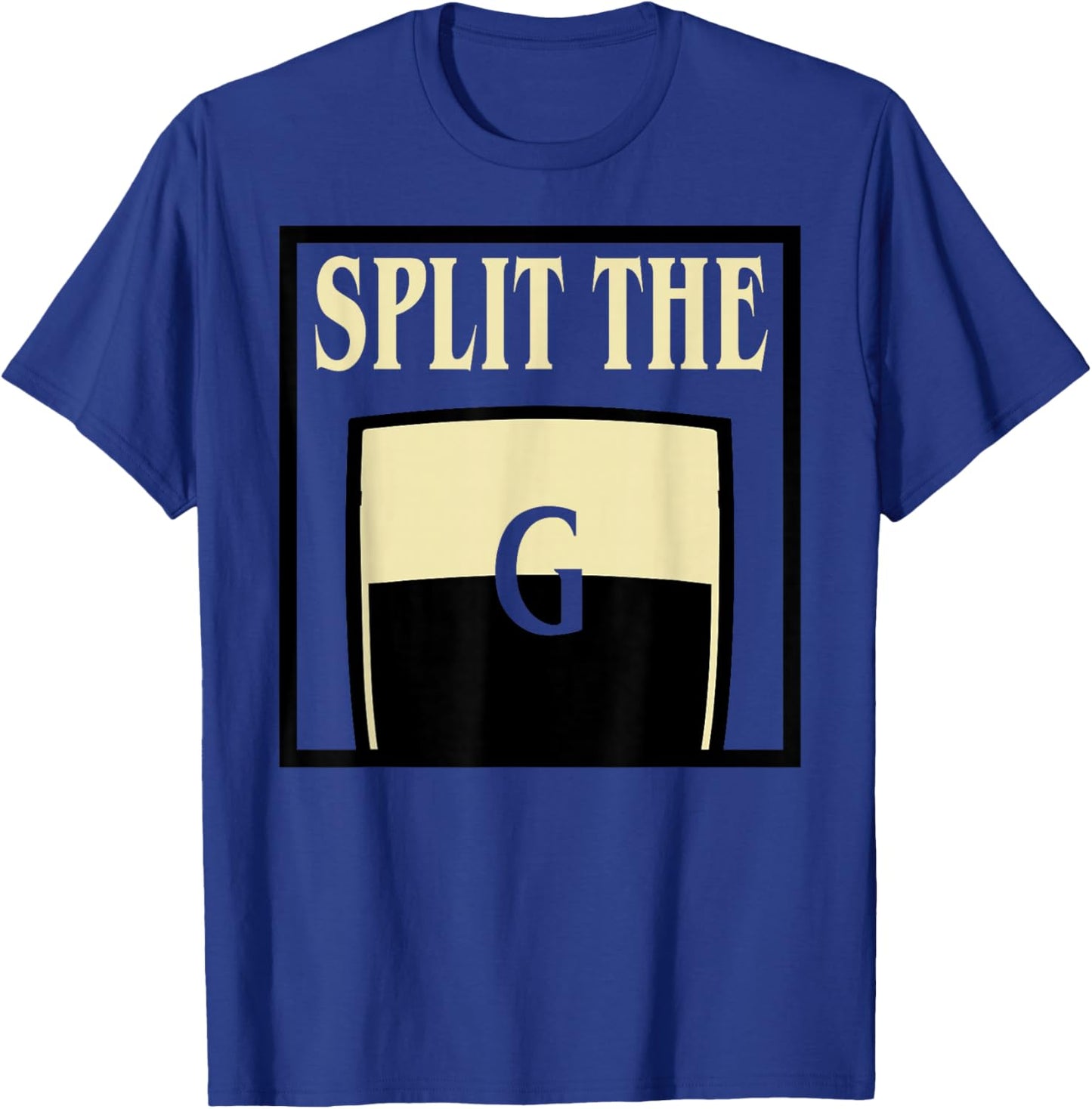 Split The G T-Shirt - T-Shirt | Royal