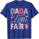 Dada of The Little Fairy Birthday Girl Family Matching Dad T-Shirt - T-Shirt | Royal