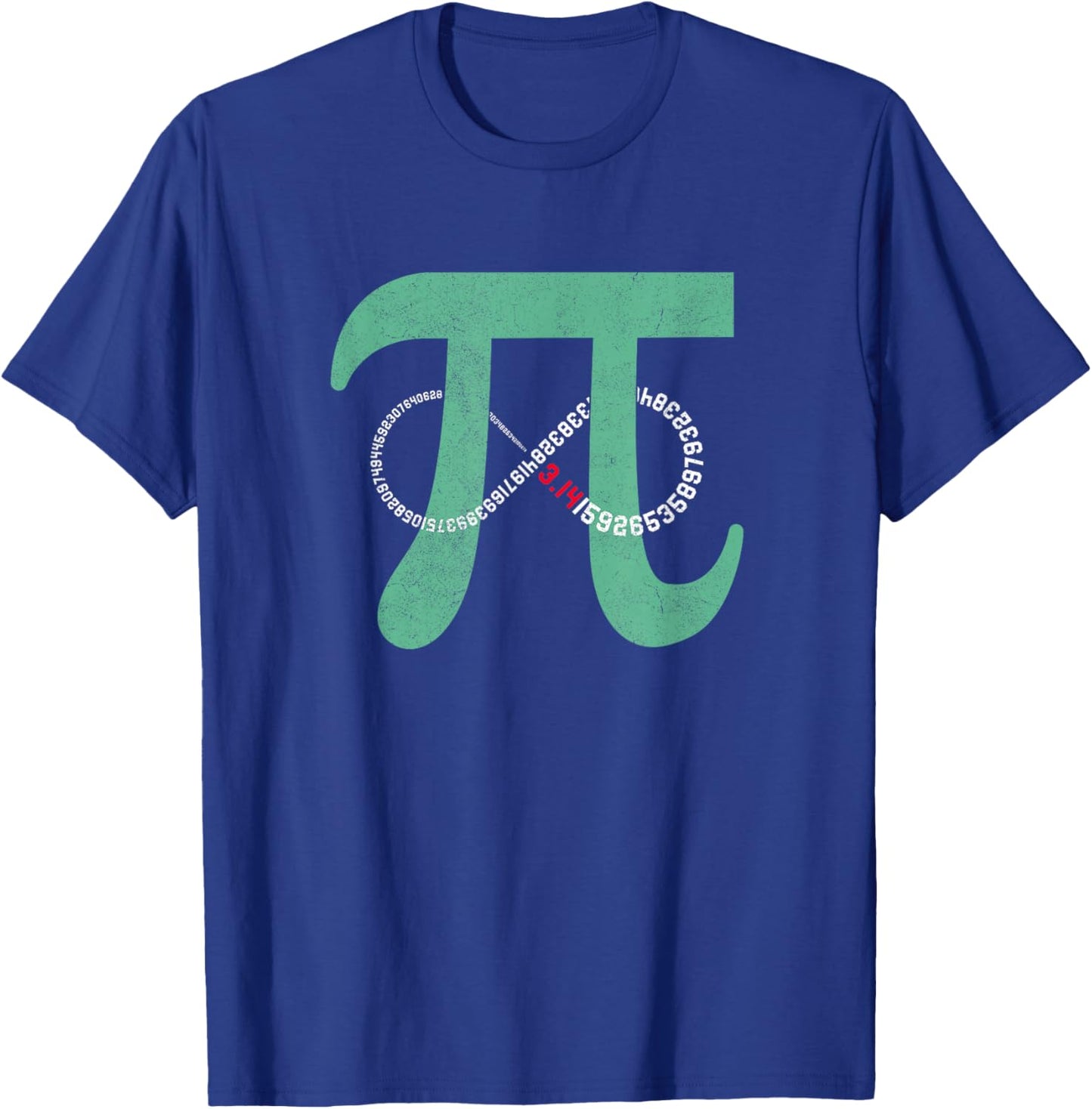 Pi Day Math Teacher Math Lover T-Shirt - T-Shirt | Royal