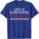 Love is Everywhere But So is The Flu Wash Your Hands Nurse T-Shirt - T-Shirt | Royal