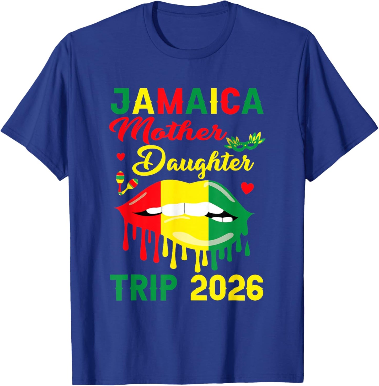 Jamaica Mother Daughter Trip 2026 Mom Daughter Family Vacay T-Shirt - T-Shirt | Royal