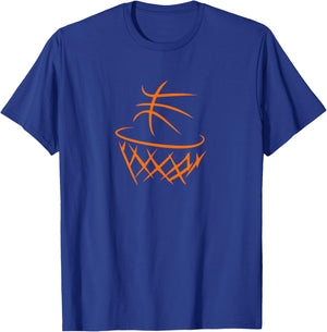 Basketball in Motion T-Shirt - T-Shirt | Royal