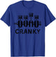 Cranky Car Engine Crankshaft Cars Lover Mechanics Father Day T-Shirt - T-Shirt | Royal