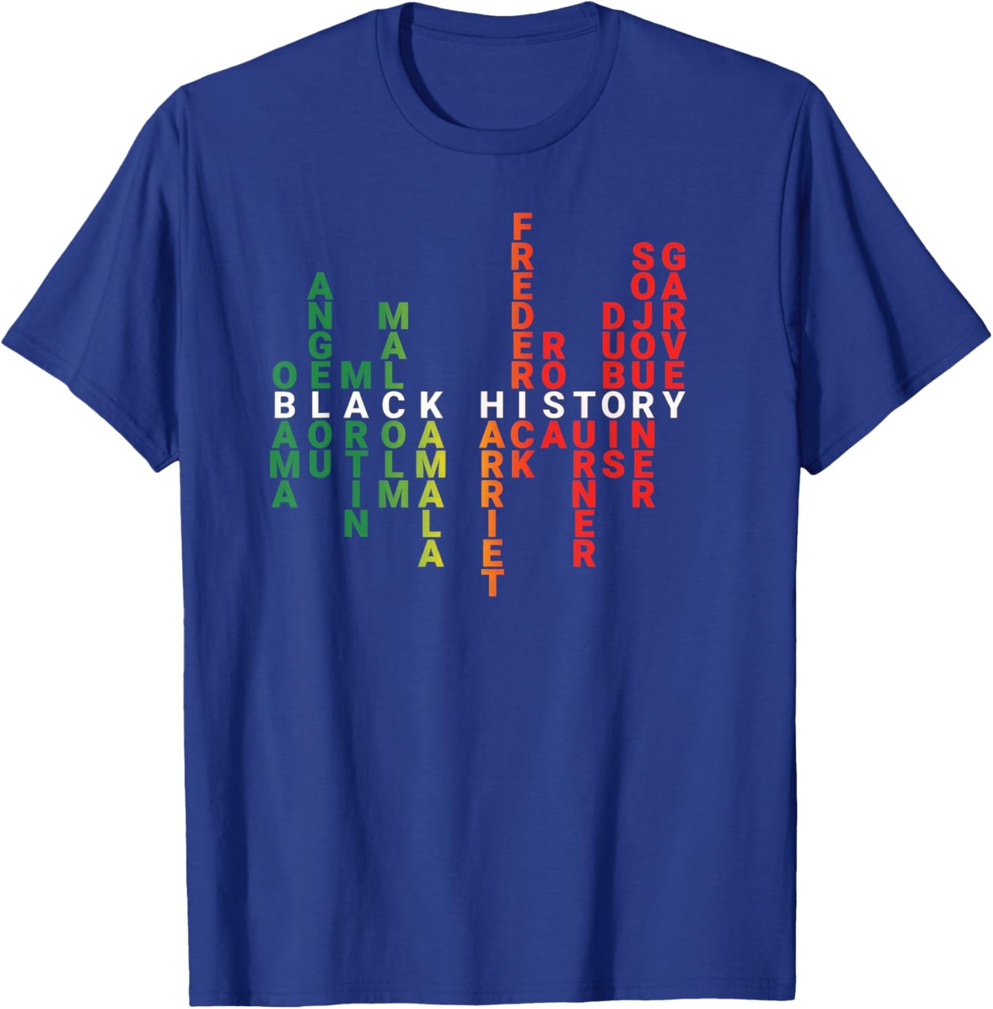 Black History Month Powerful Leaders T-Shirt - T-Shirt | Royal