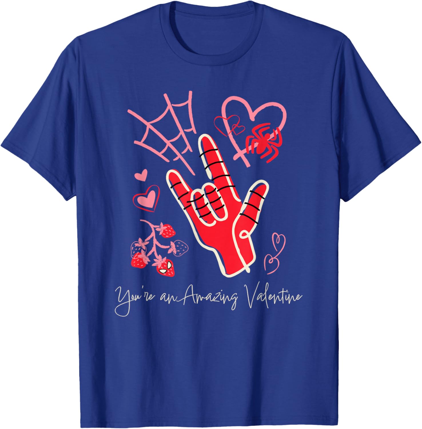 Marvel Spider-Man You're an Amazing Valentine Gift T-Shirt - T-Shirt | Royal
