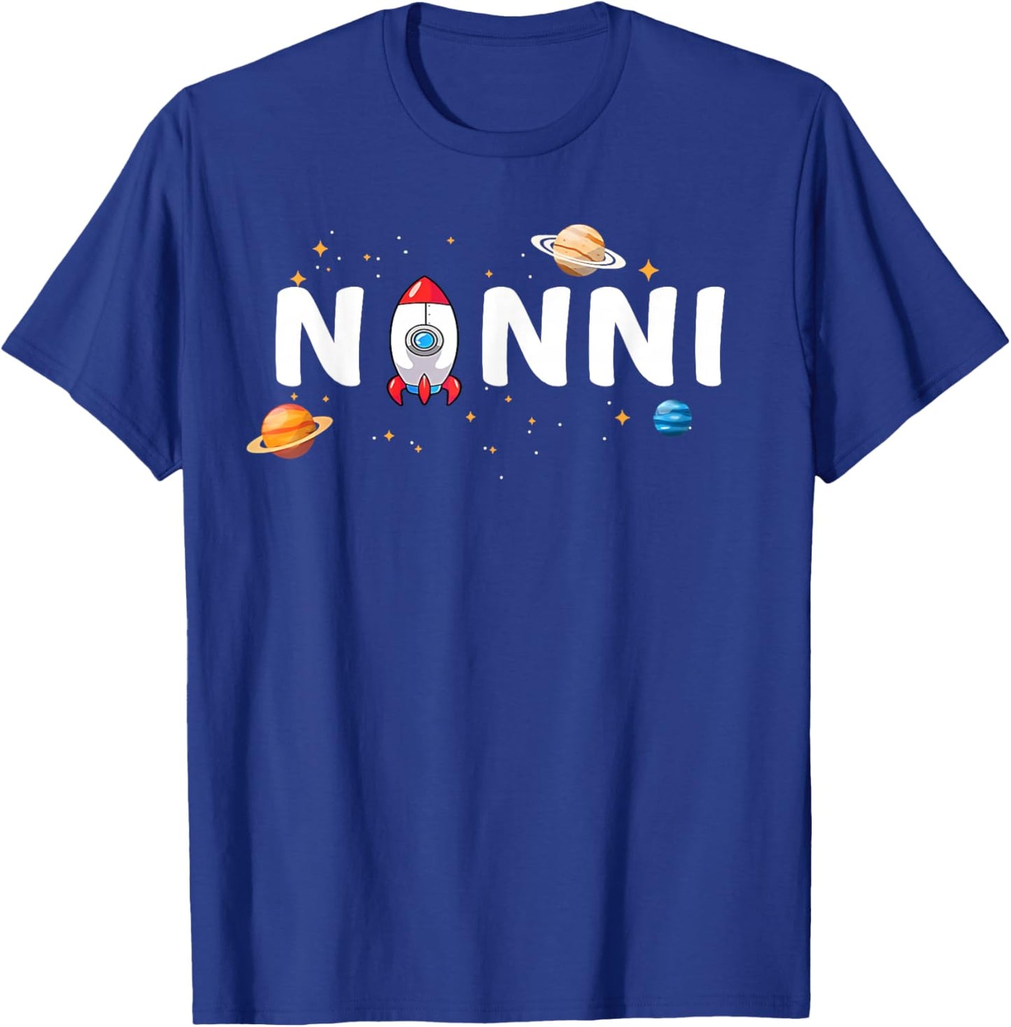 Nonni of The Birthday Boy Astronaut 1st Birthday Family T-Shirt - T-Shirt | Royal