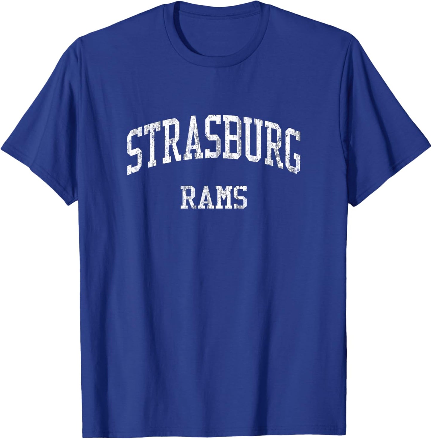 Strasburg High School HS Strasburg VA Vintage Sports T-Shirt - T-Shirt | Royal