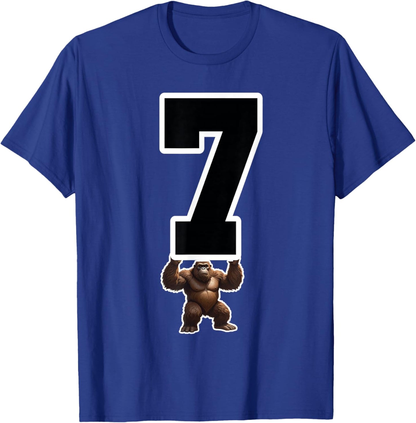 Funny 6 7 Matching Teachers Halloween Costume Gorilla T-Shirt - T-Shirt | Royal