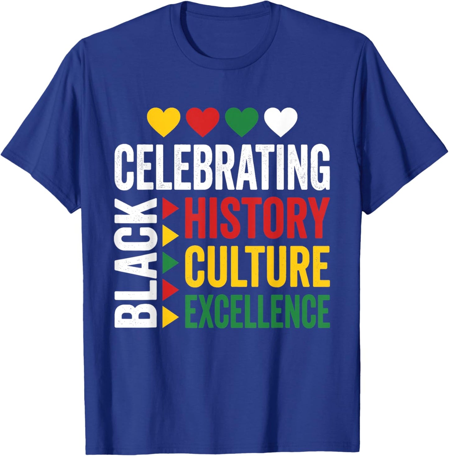 Celebrating Black History Month African Afro Men Women Kids T-Shirt - T-Shirt | Royal