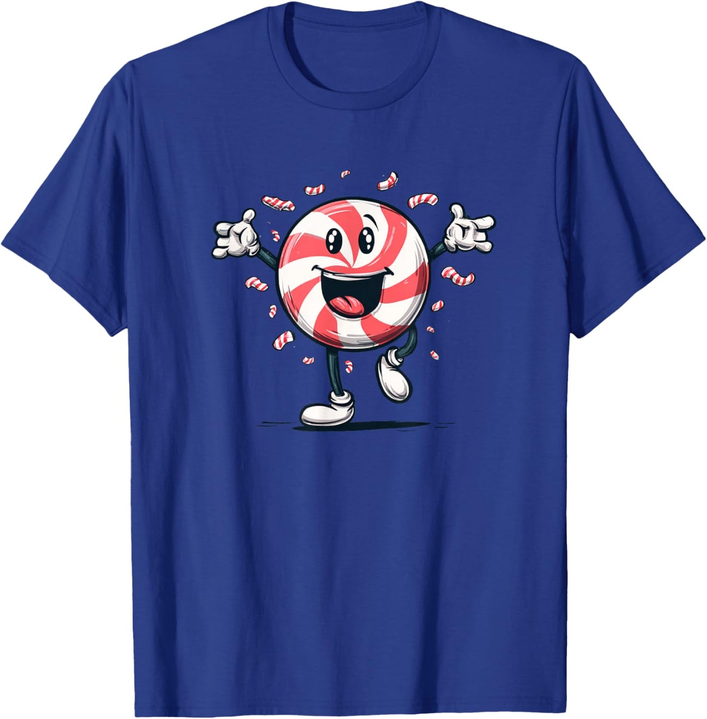Happy Peppermint Christmas Candy Costume T-Shirt - T-Shirt | Royal