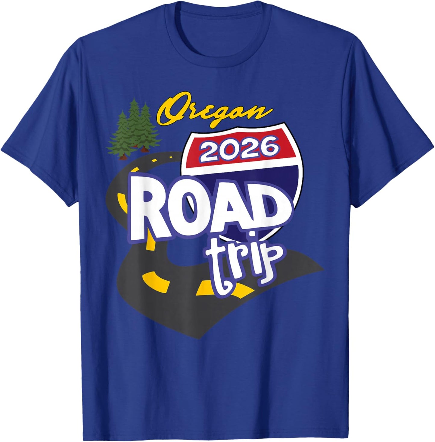 2026 Portland Oregon Road Trip T-Shirt - T-Shirt | Royal