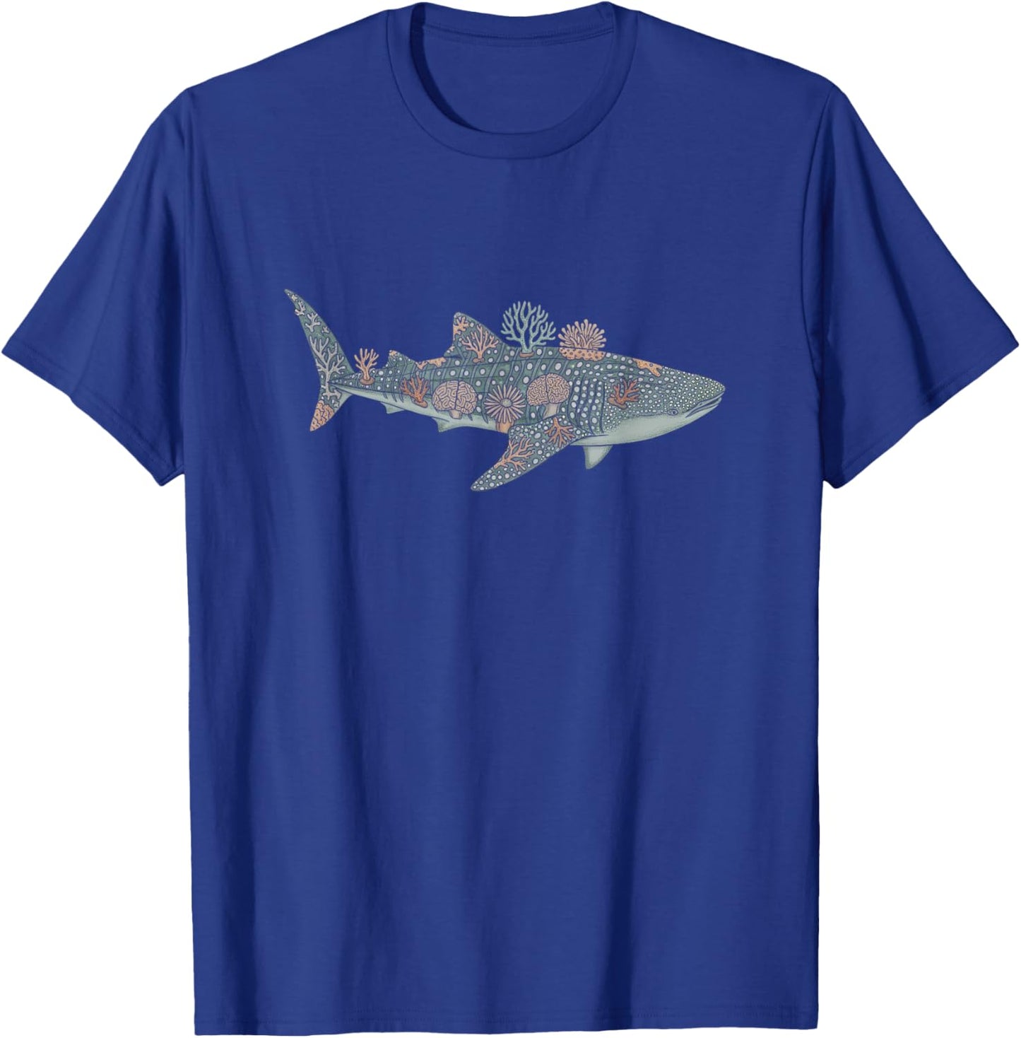 Artistic Whale Shark Drawing Art Design T-Shirt - T-Shirt | Royal