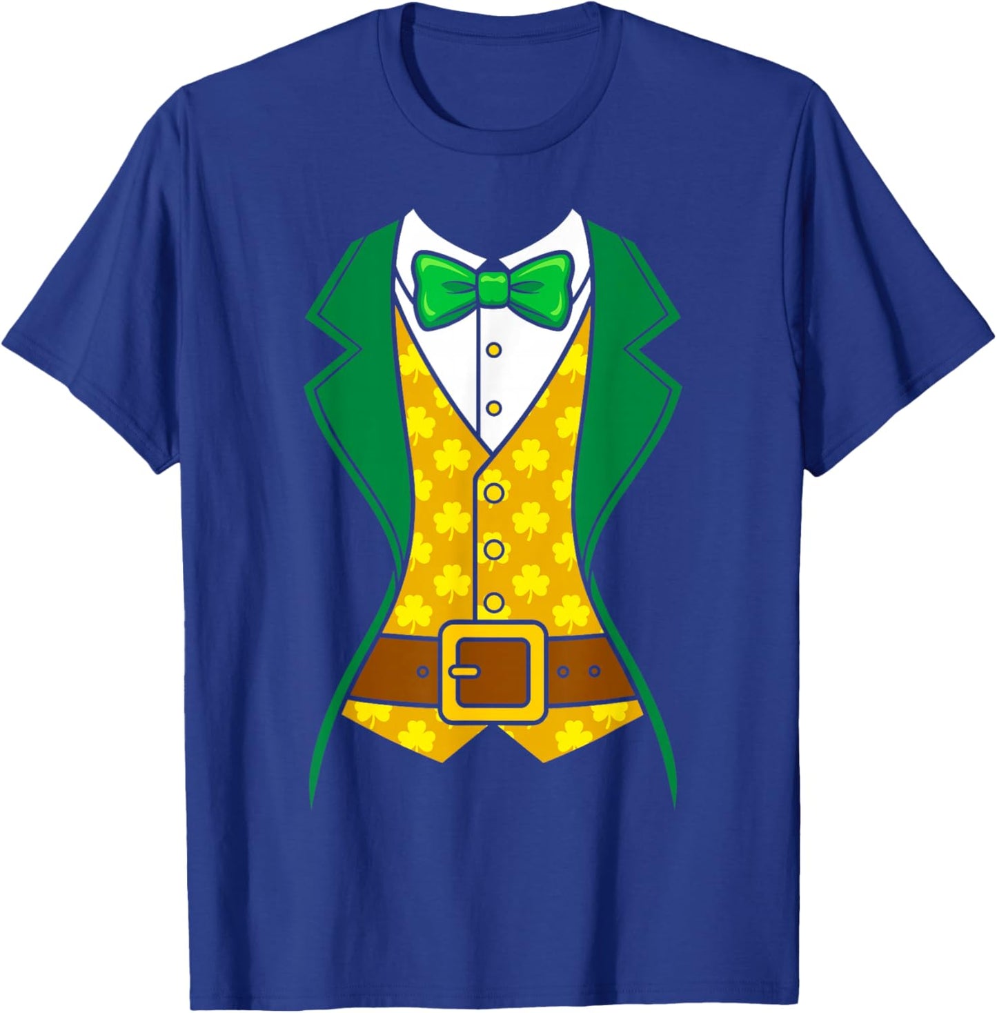 Tuxedo Women Leprechaun Costume Saint Patricks Day Boys Kids T-Shirt - T-Shirt | Royal