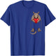 Cute Armadillo in Pocket Animal Lover Design Valentines T-Shirt - T-Shirt | Royal