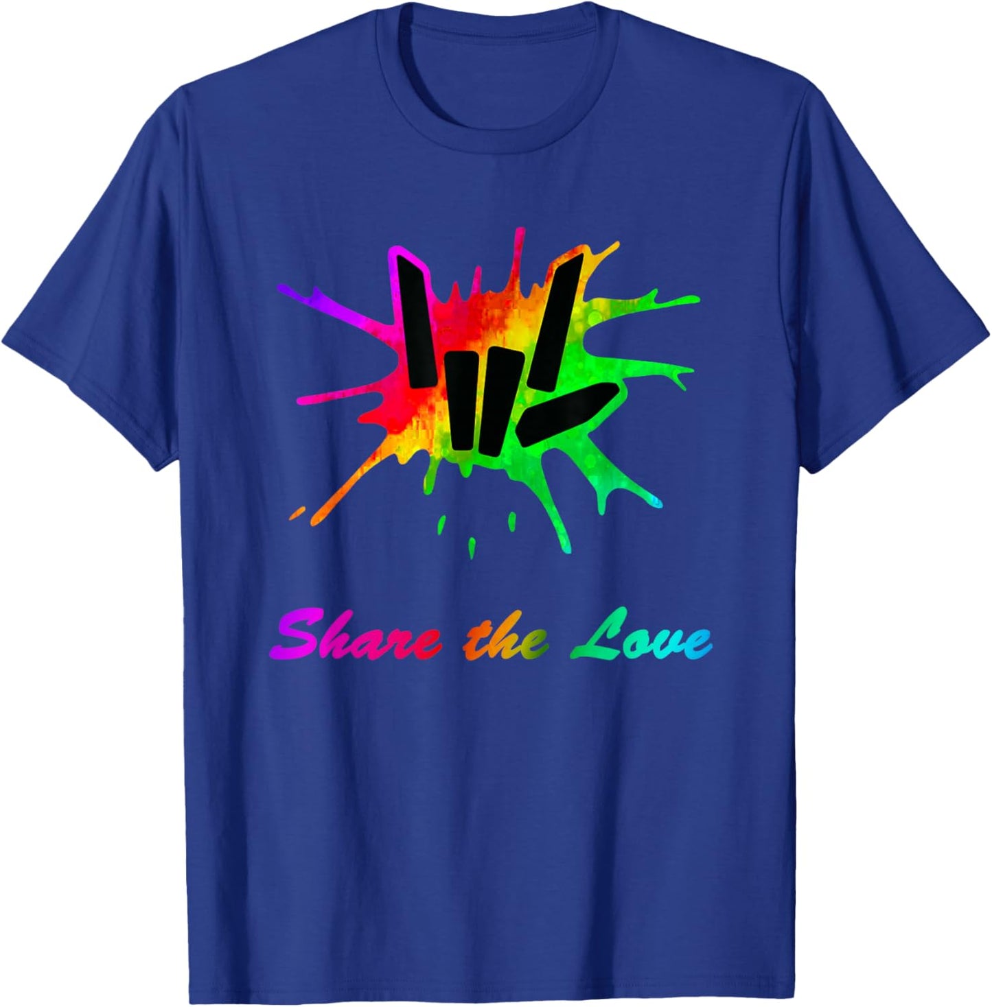 Sharer Share The Love Birthday Gifts for Kids and Youth T-Shirt - T-Shirt | Royal
