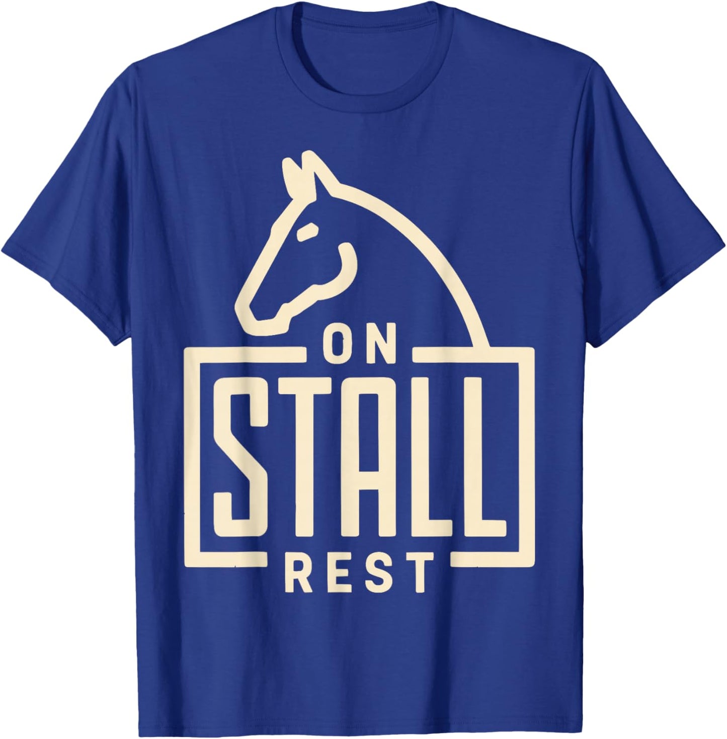On Stall Rest T-Shirt - T-Shirt | Royal