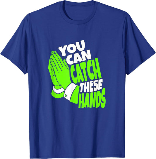 Green Color Catch Hands Green Graphic T-Shirt - T-Shirt | Royal