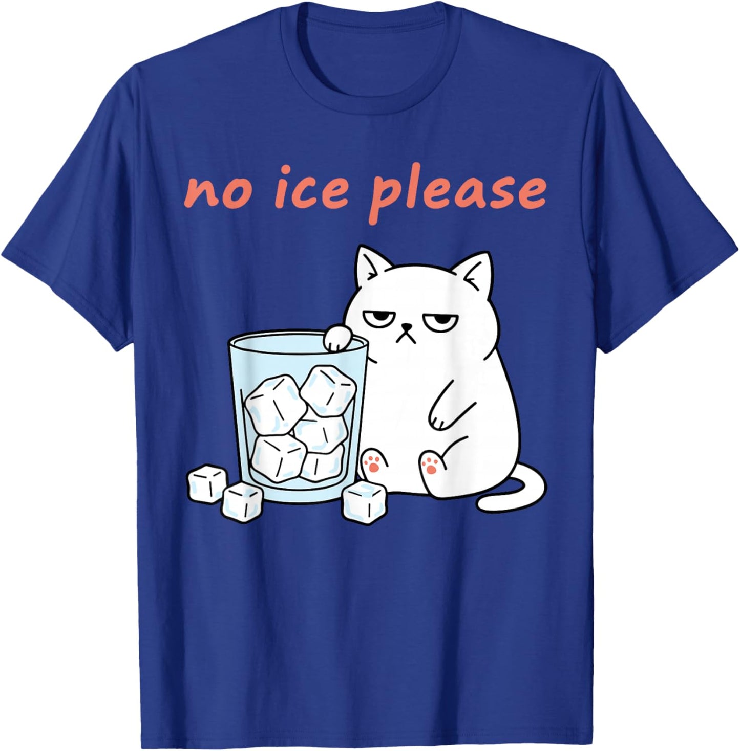 No Ice Please Funny Cat Meme Statement Abolish ICE T-Shirt - T-Shirt | Royal