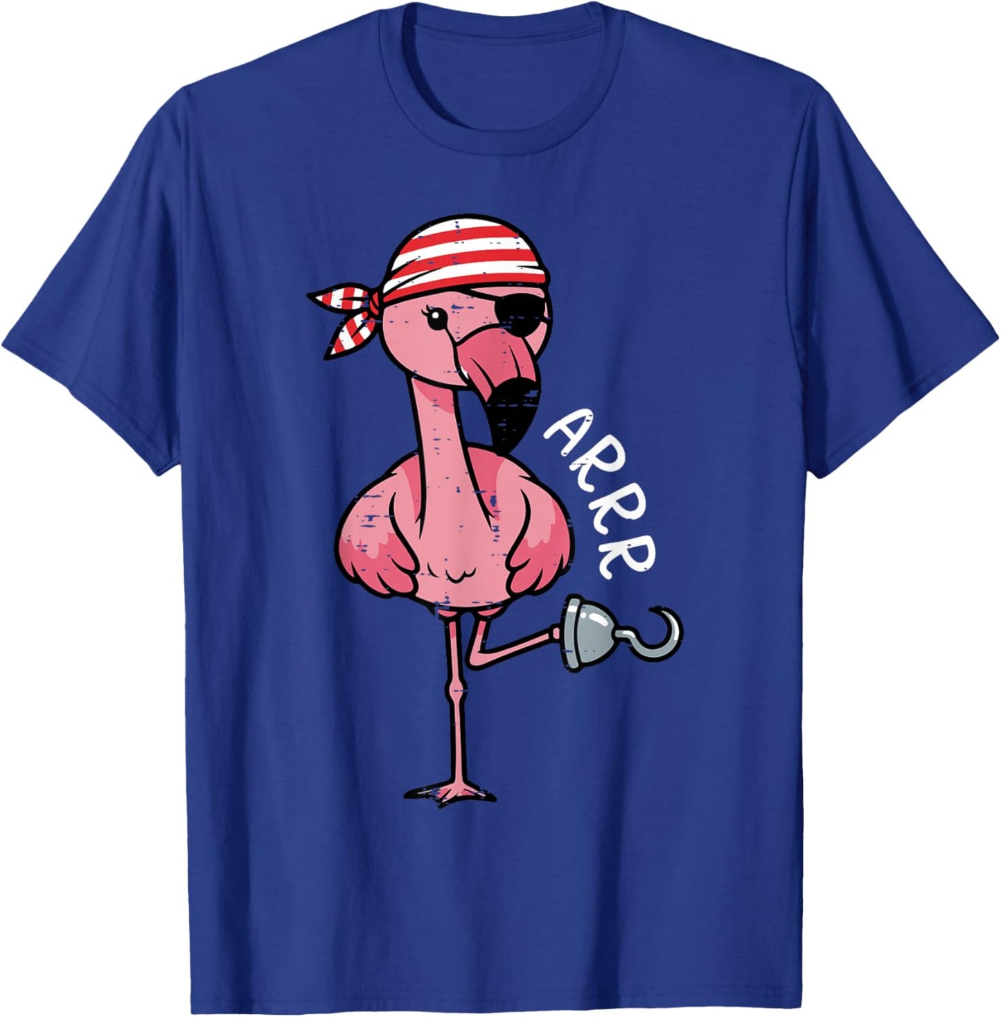 Pirate Flamingo Arrr Halloween Costume Women Girls Kids Men T-Shirt - T-Shirt | Royal