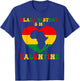 Black History is My Valentine Heart Black History Month T-Shirt - T-Shirt | Royal