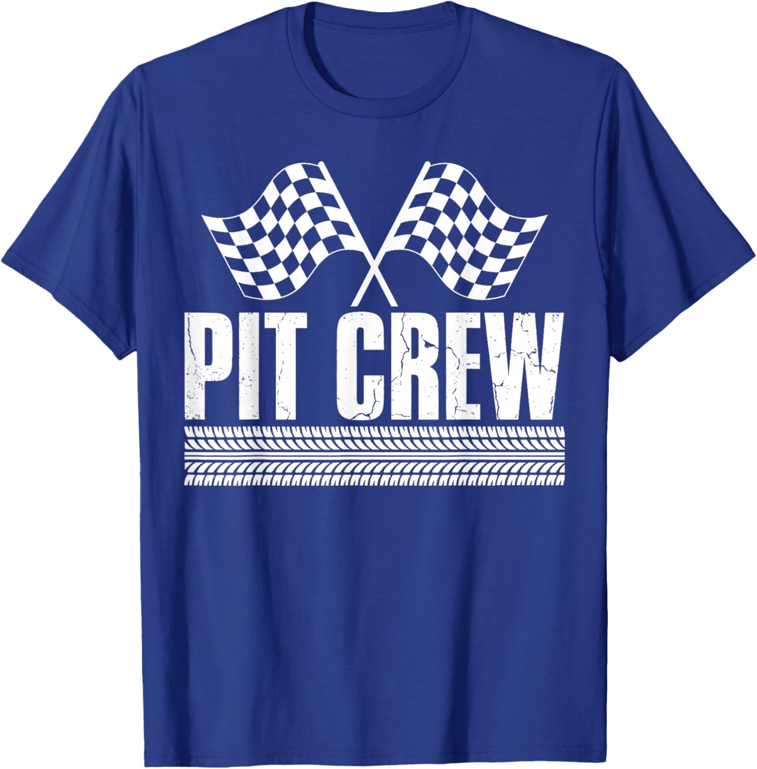 Pit Crew Birthday Party for Family Matching Race Car Racing T-Shirt - T-Shirt | Royal