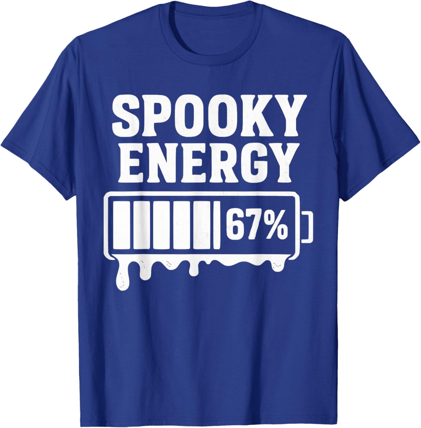 67 Halloween Spooky Energy Brainrot Meme Six Seven Boys Kids T-Shirt - T-Shirt | Royal