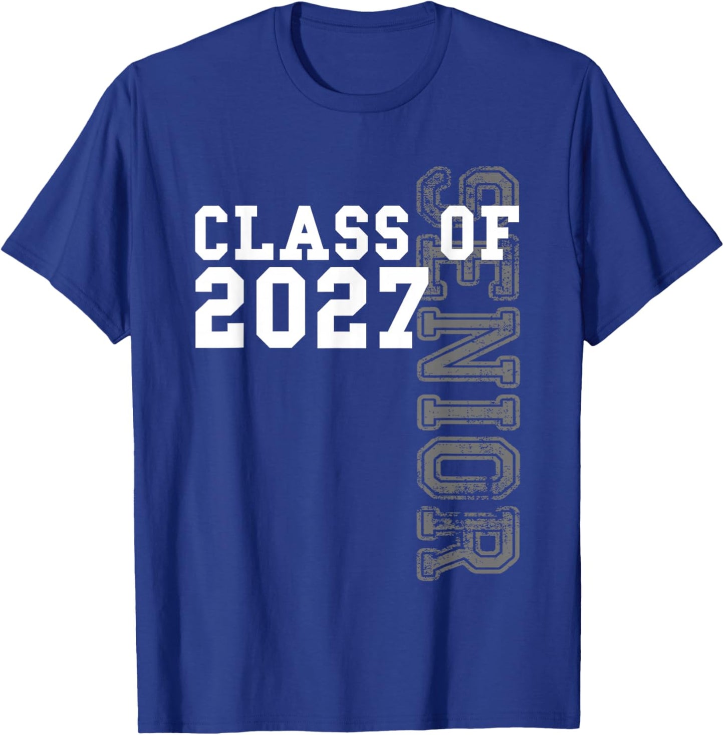 Senior Class of 2027 - Graduation Year High School & College T-Shirt - T-Shirt | Royal