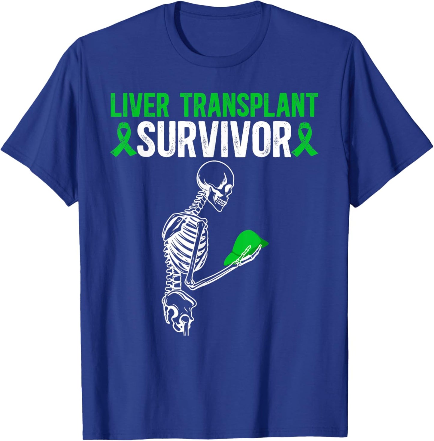 Liver Transplant Survivor Liver Transplant Surgery T-Shirt - T-Shirt | Royal