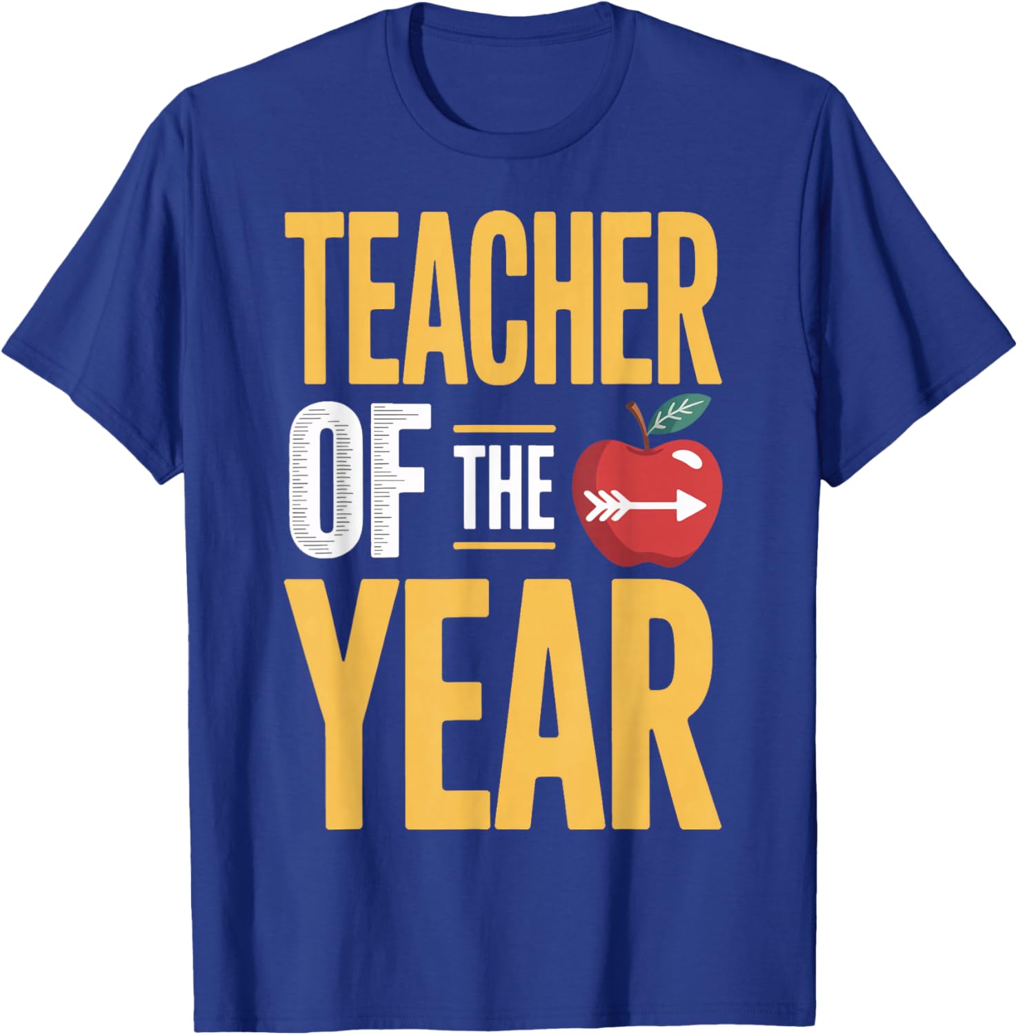 Teacher of The Year Top Student Mentor T-Shirt - T-Shirt | Royal