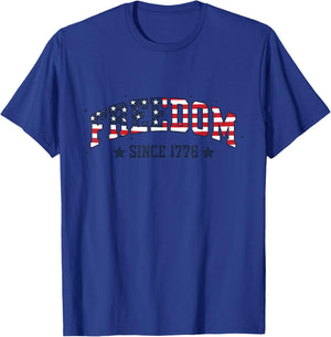 Freedom, Independence Day, 4th of July, USA T-Shirt - T-Shirt | Royal