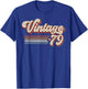 Vintage 1979 Retro Sunset Classic 47-Year-Old 47th Birthday T-Shirt - T-Shirt | Royal