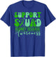 Support Squad Kidney Disease Awareness Green Ribbon Warriors T-Shirt - T-Shirt | Royal