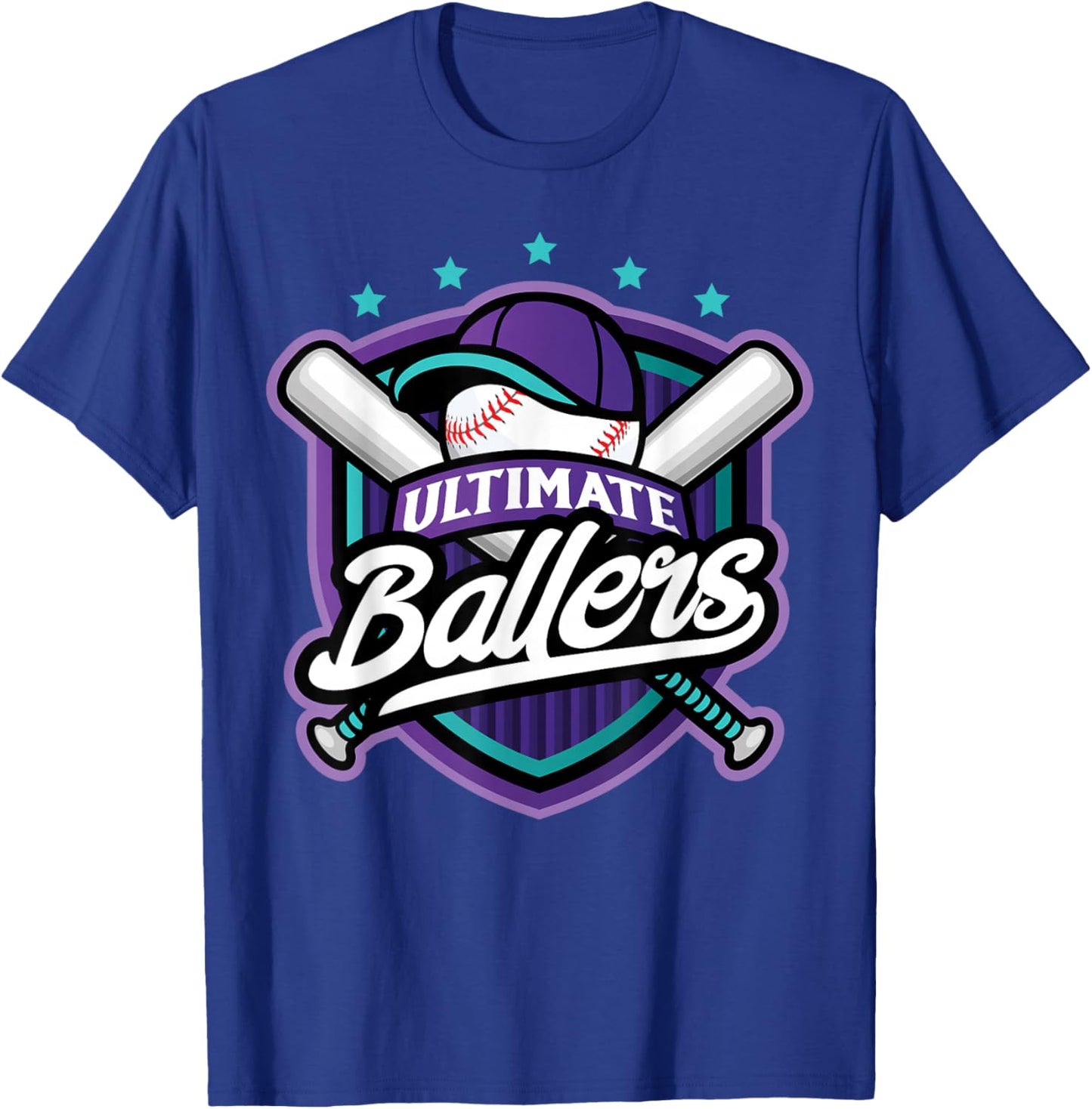 Ultimate Ballers Baseball T-Shirt - T-Shirt | Royal