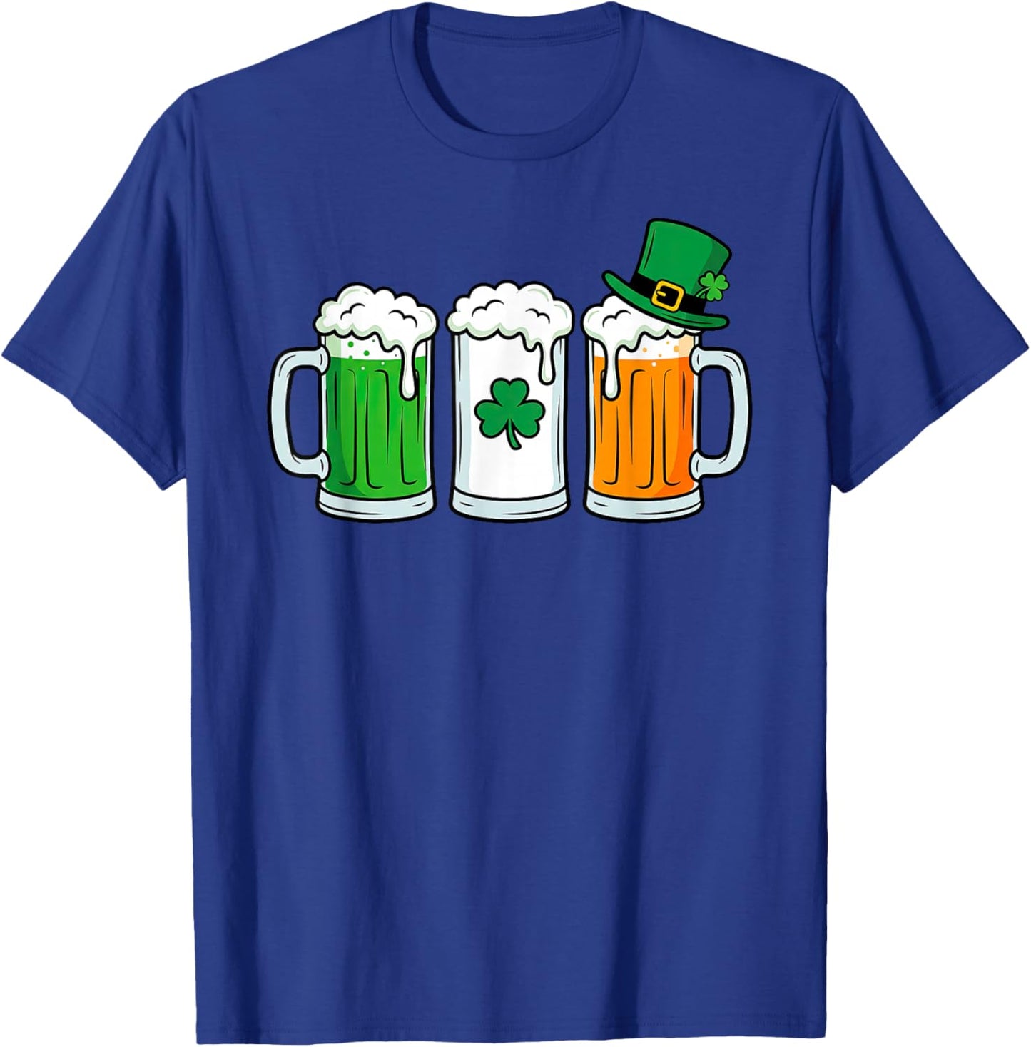 Irish Beer Drinking St Patricks Day Leprechaun Men Women T-Shirt - T-Shirt | Royal