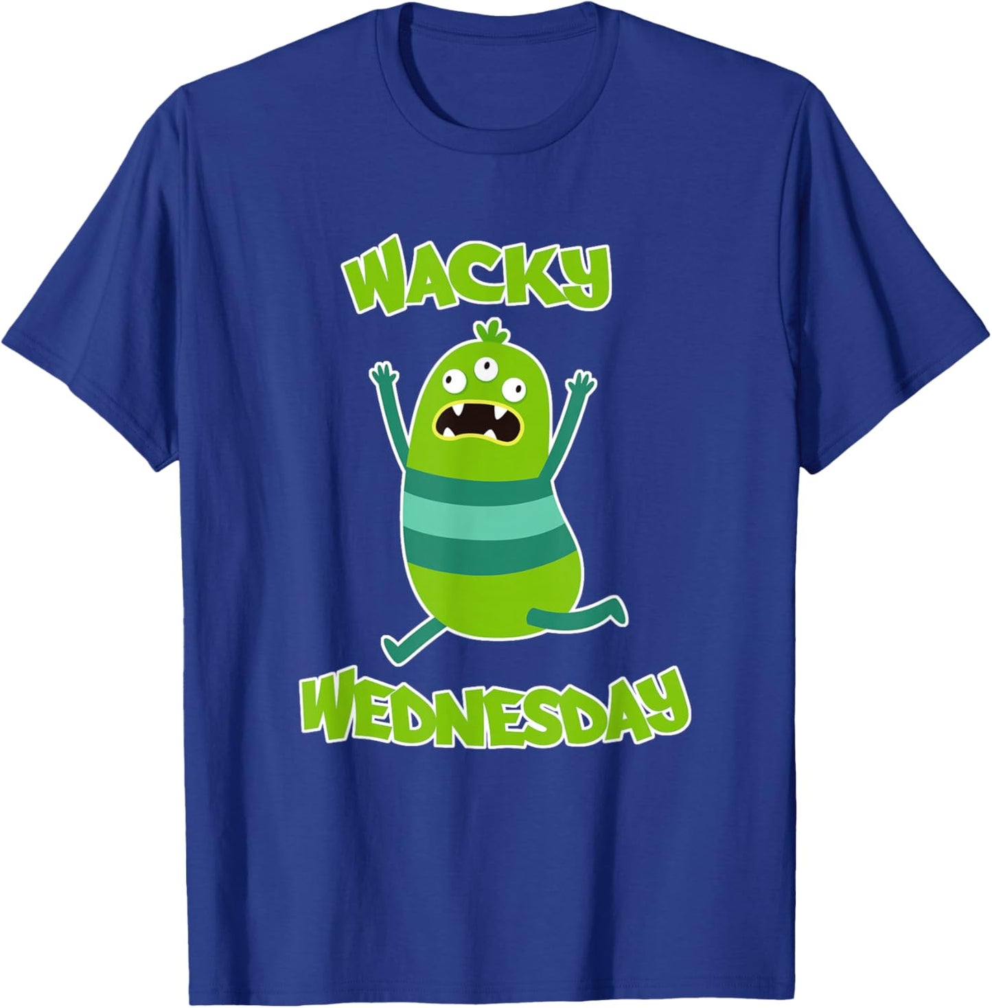Wacky Wednesday Kids and Teachers | Mismatch Day Spirit Week T-Shirt - T-Shirt | Royal