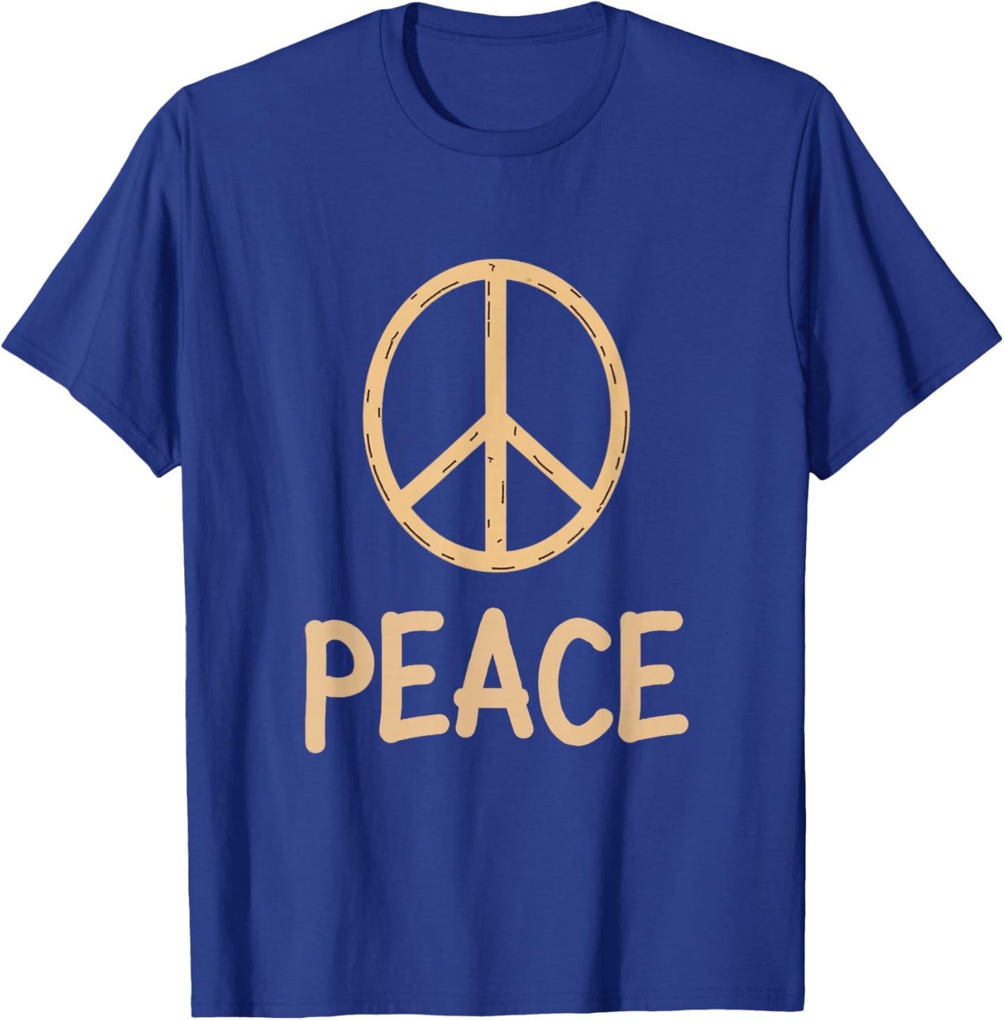 Peace and Peace Sign T-Shirt - T-Shirt | Royal