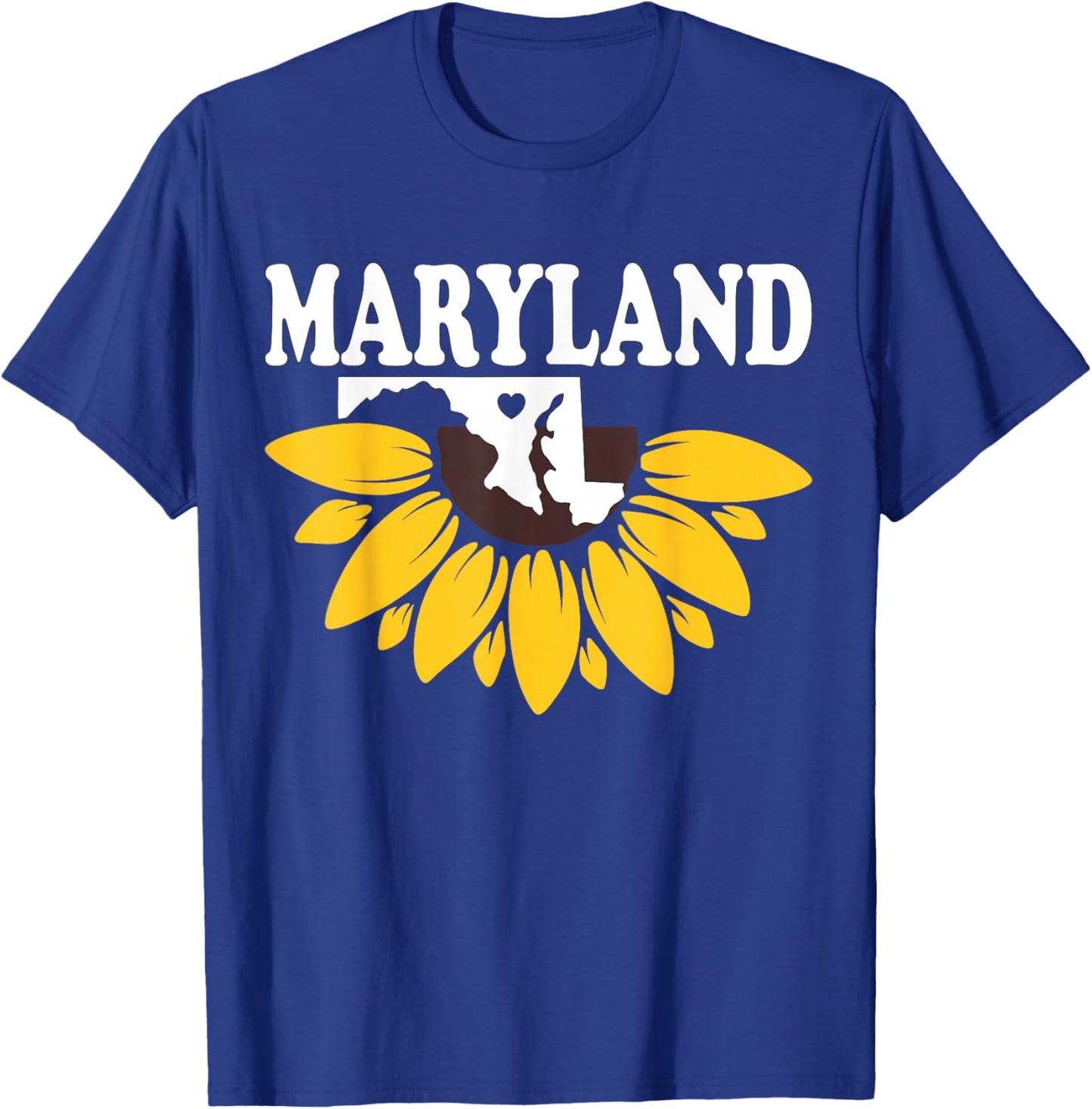 USA American Patriot Kids Boys Girls Maryland T-Shirt - T-Shirt | Royal