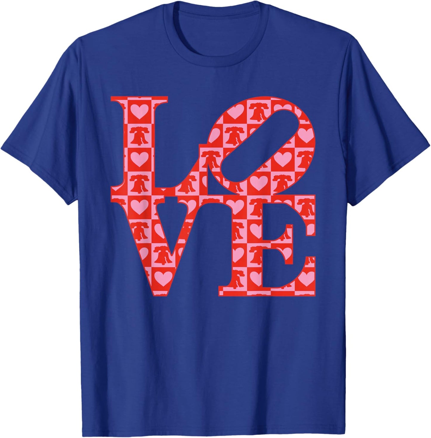 Love Sign Statue Hearts Philadelphia PA T-Shirt - T-Shirt | Royal