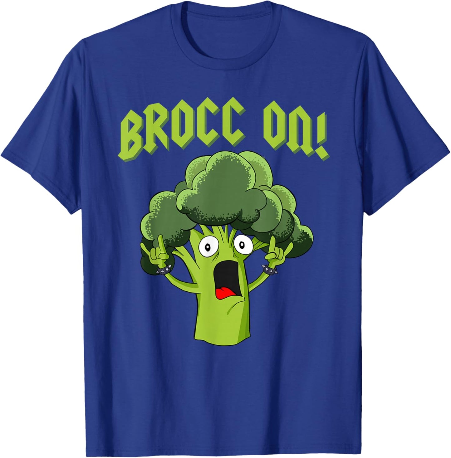 Broccoli Brocc On T-Shirt - T-Shirt | Royal