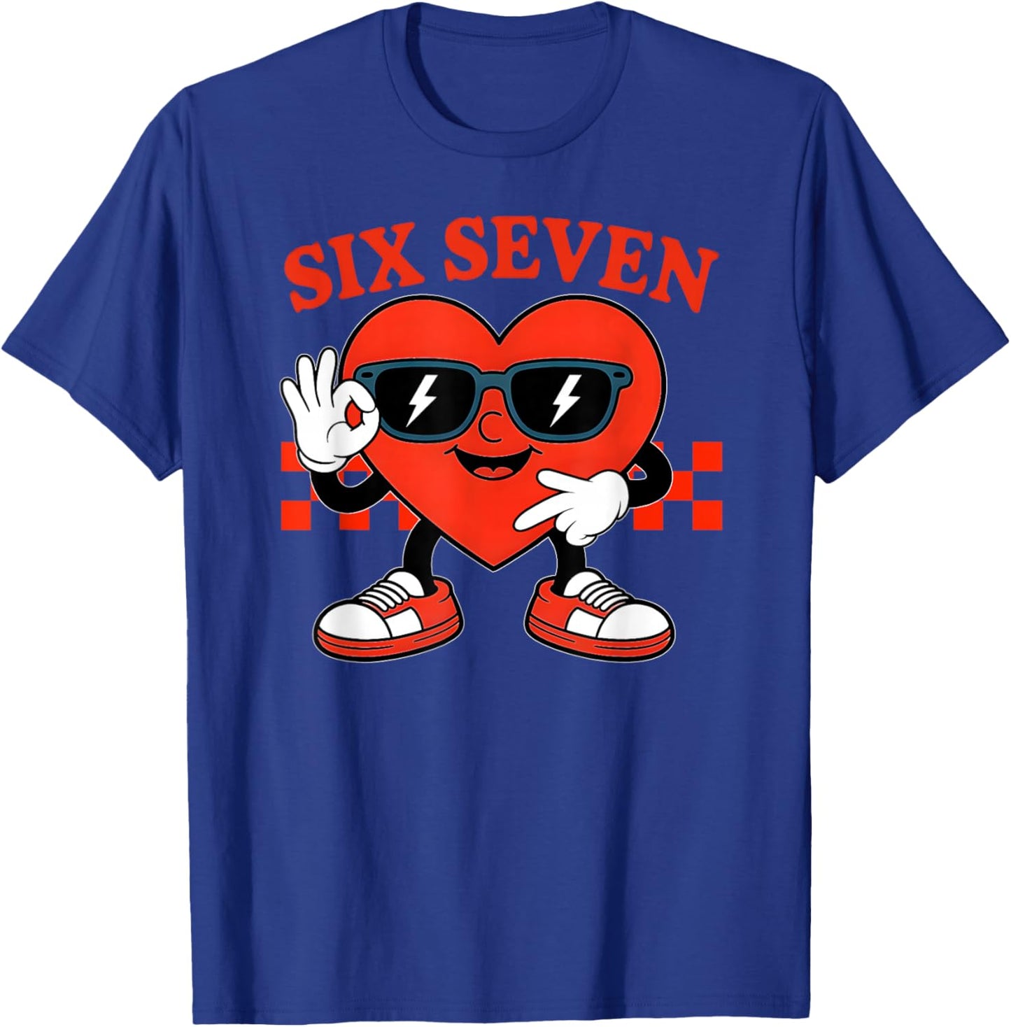 67 Shirt Boys Kids Funny Six Seven 6 7 Valentine Day 67 Meme T-Shirt - T-Shirt | Royal