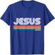 Jesus King Retro Vintage Design T-Shirt - T-Shirt | Royal
