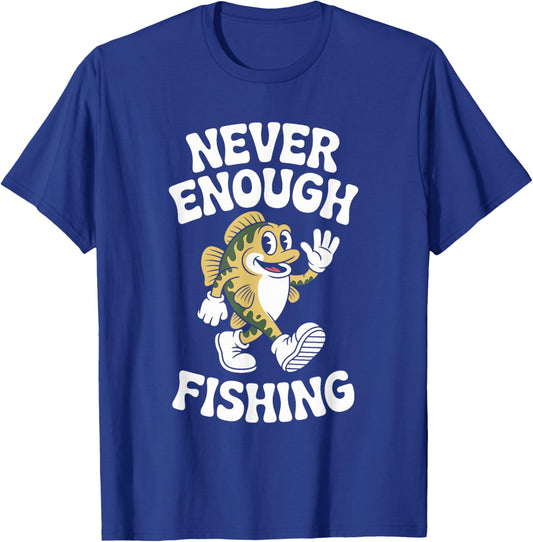 Funny Fishing Retro T-Shirt - T-Shirt | Royal