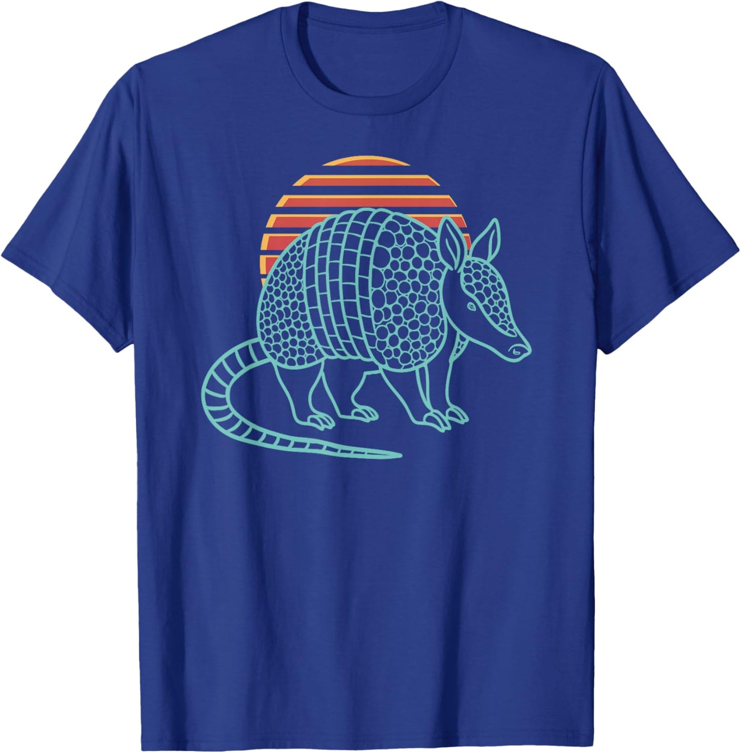 Armadillo Lover Animal Retro Synthwave 80s T-Shirt - T-Shirt | Royal