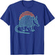 Armadillo Lover Animal Retro Synthwave 80s T-Shirt - T-Shirt | Royal