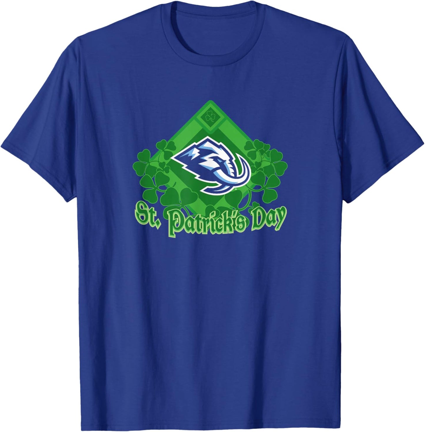St. Patrick's Day Black NHL Licensed T-Shirt - T-Shirt | Royal